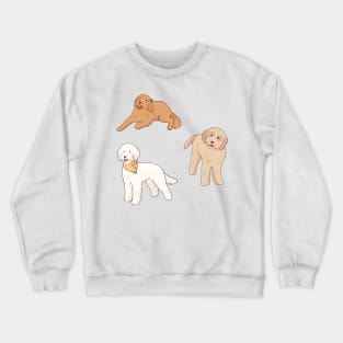 Golden Doodle illustration pack Crewneck Sweatshirt